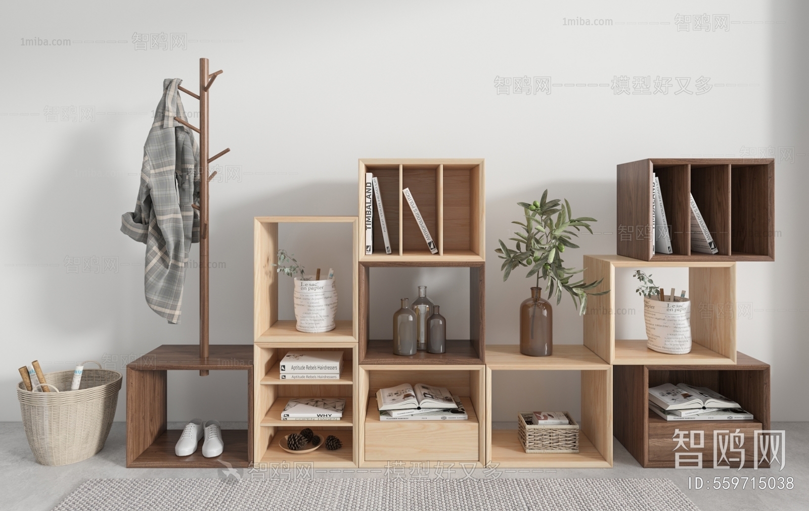 Nordic Style Bookshelf