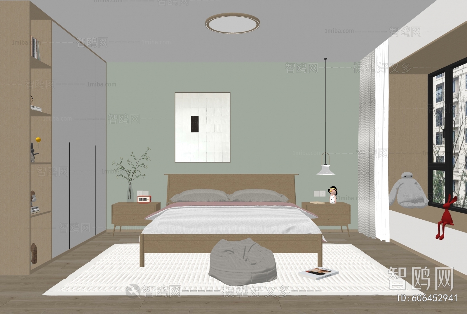 Modern Nordic Style Bedroom