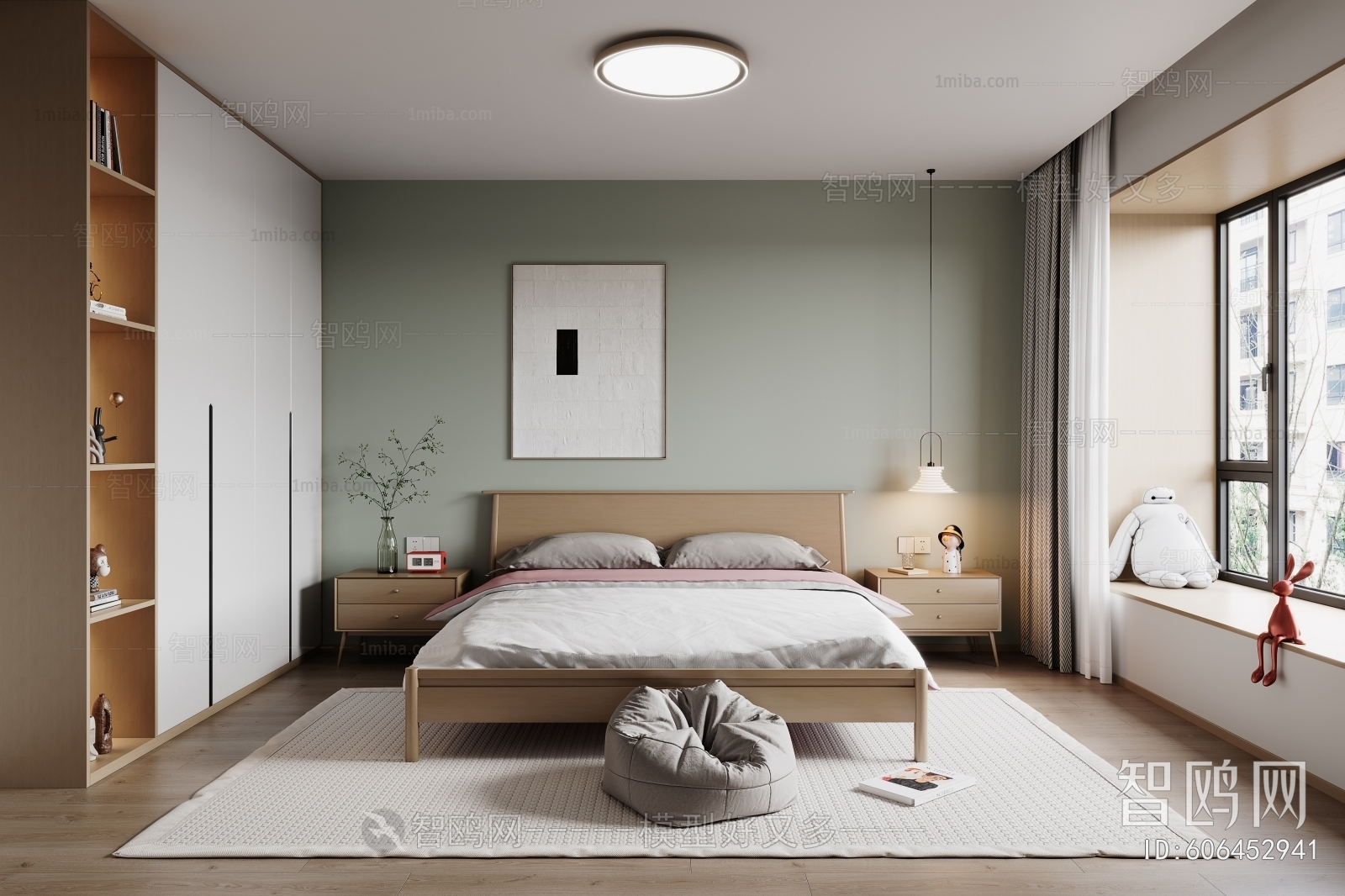 Modern Nordic Style Bedroom