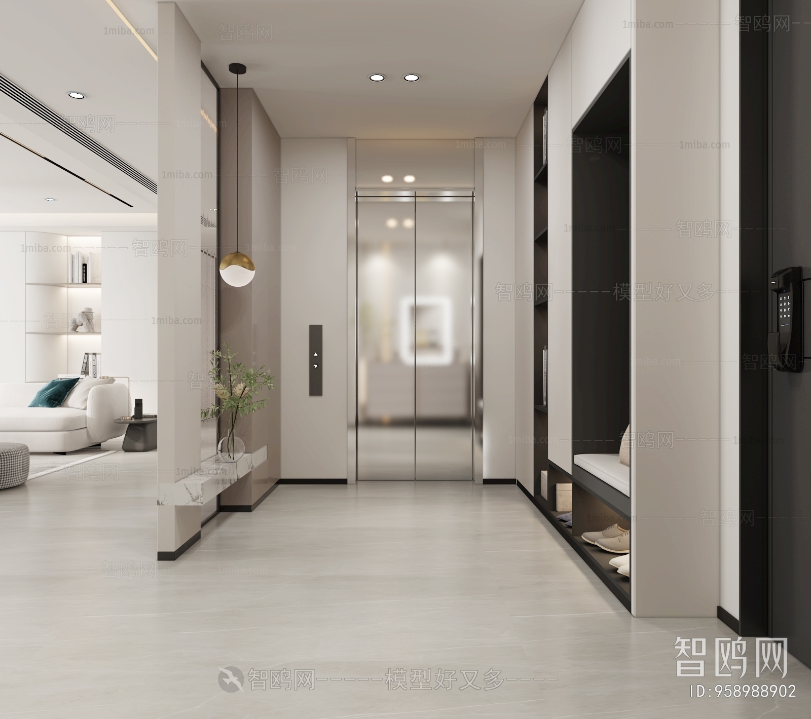 Modern Hallway