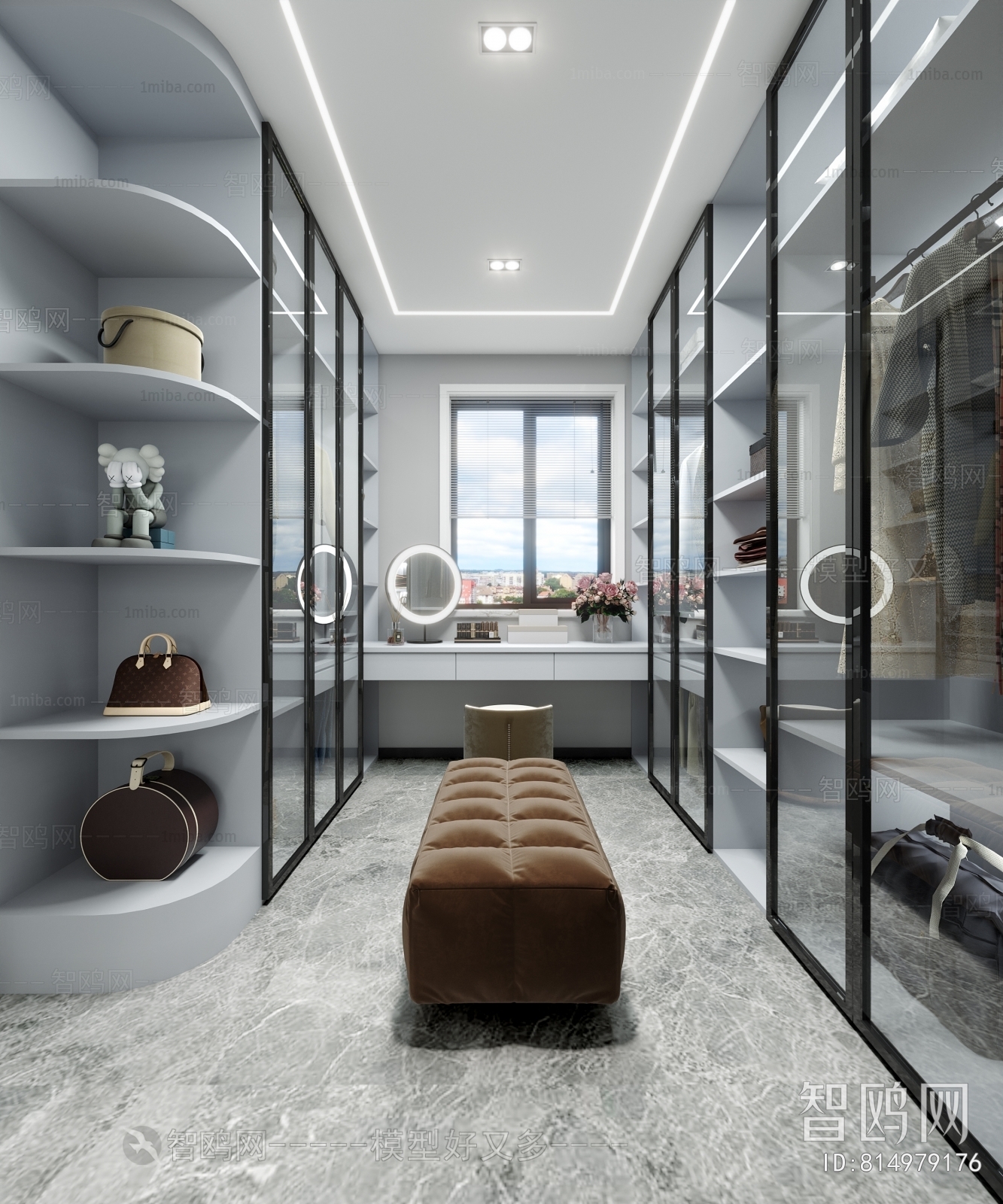 Modern Clothes Storage Area