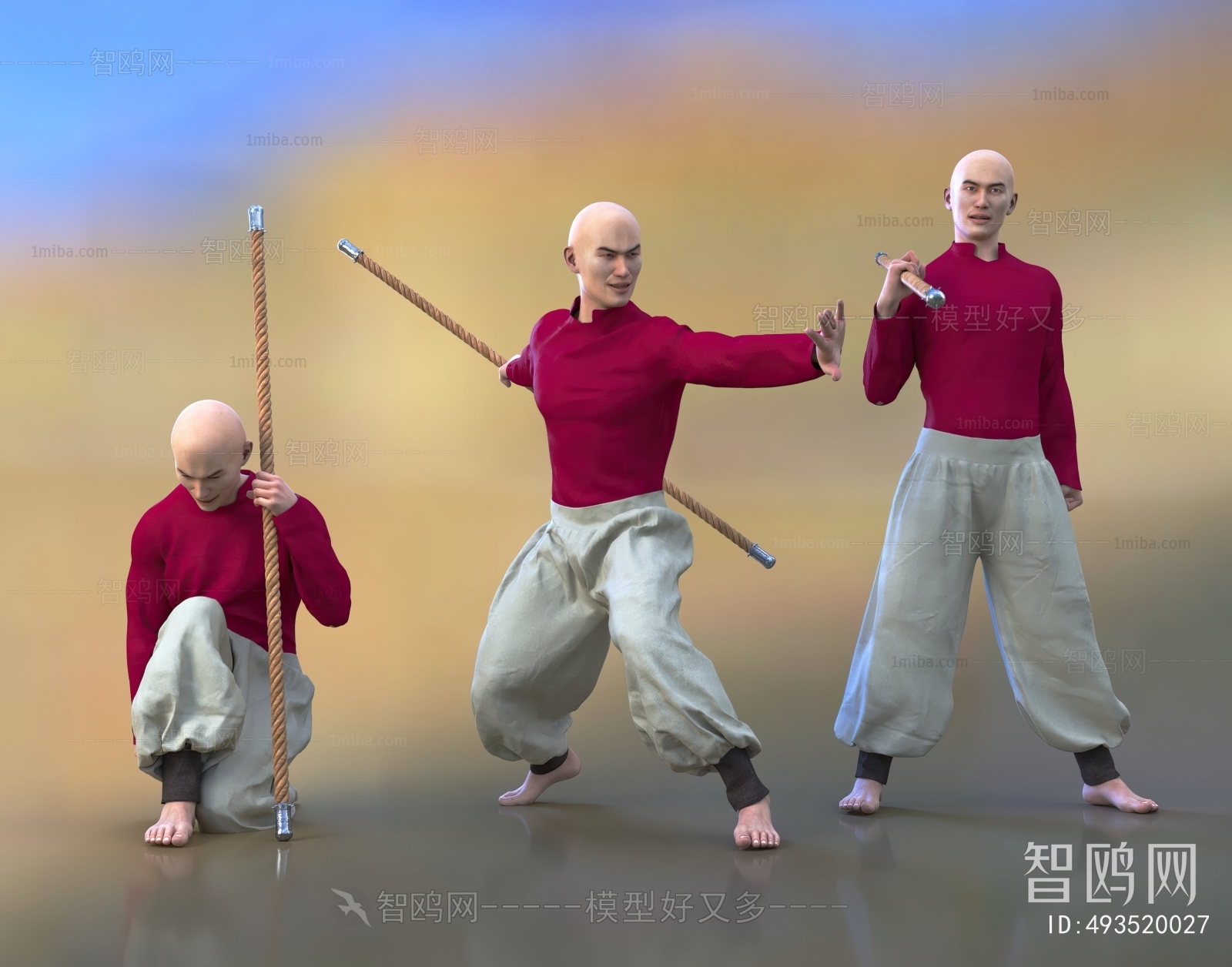 中式练武男人