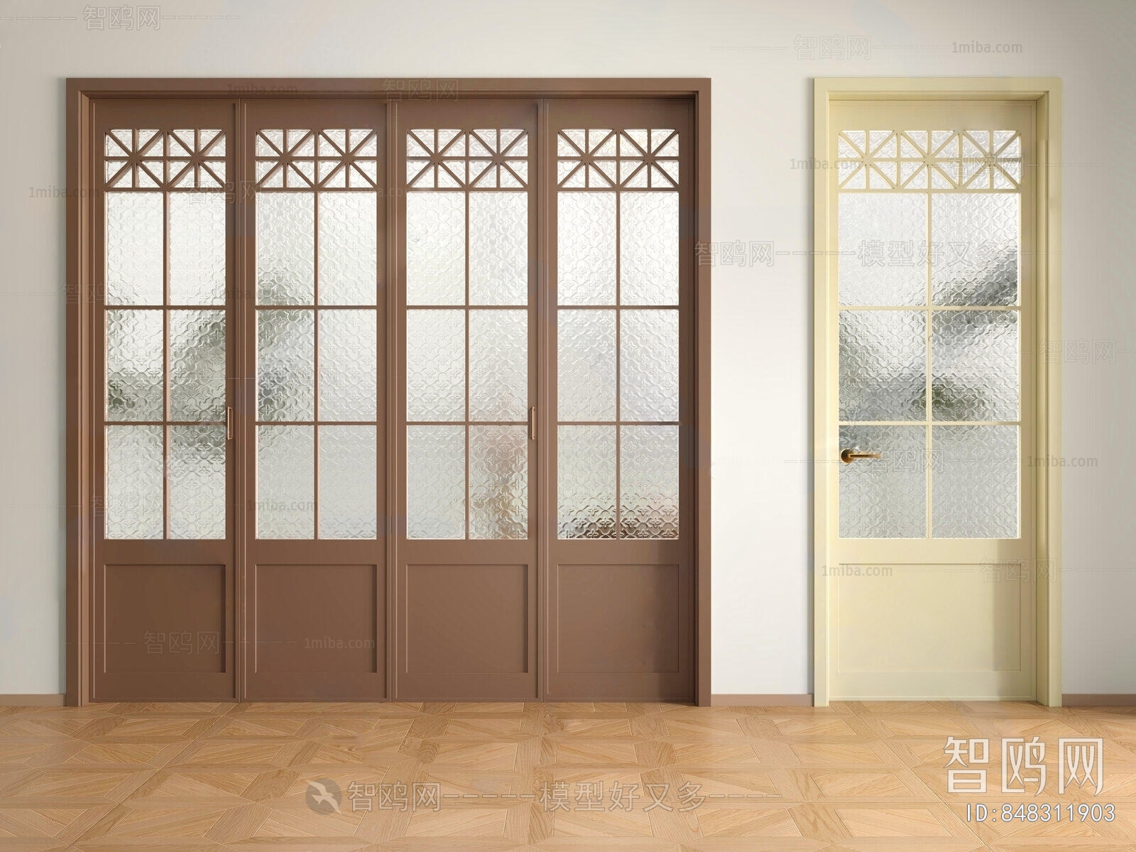 法式玻璃门 折叠门 单开门