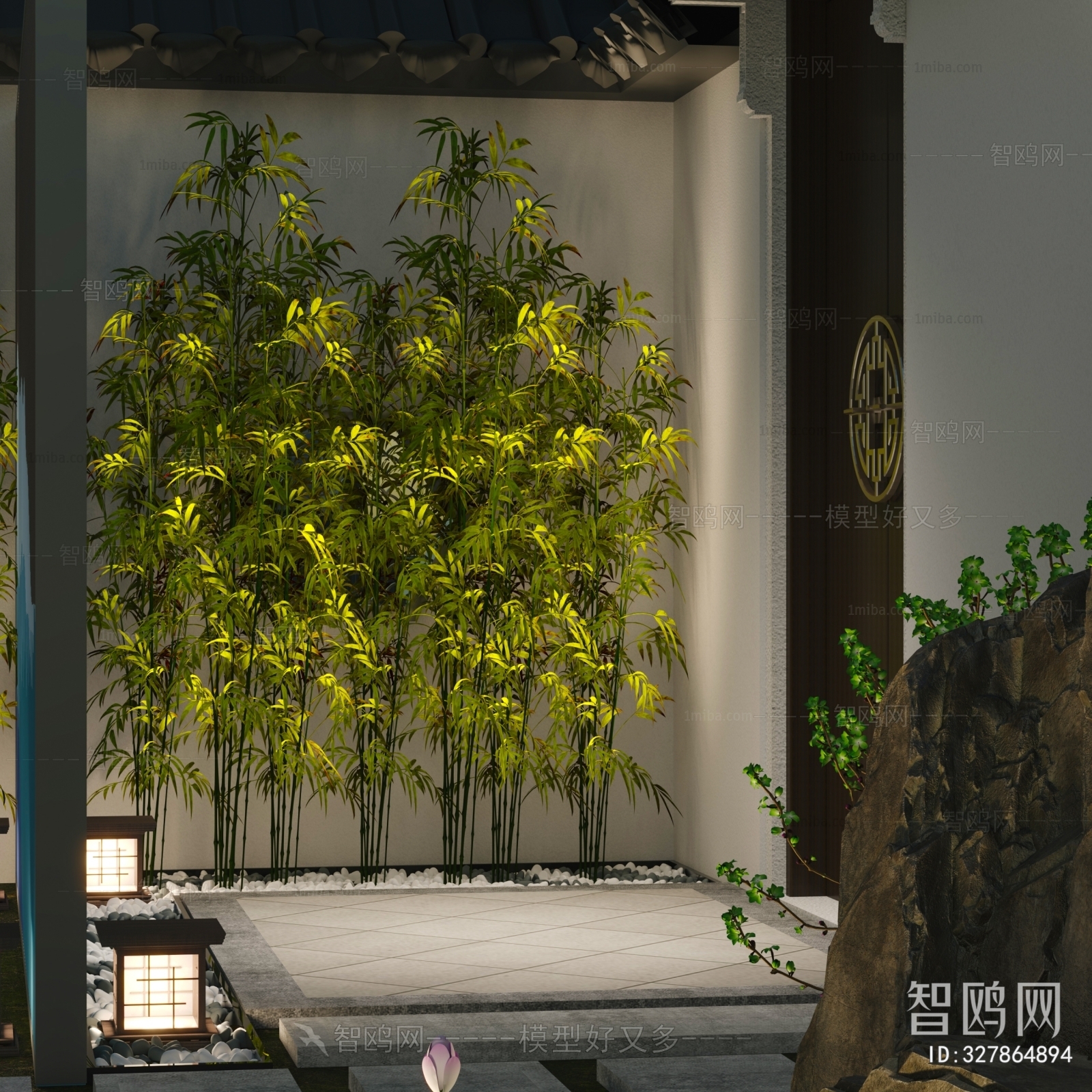 New Chinese Style Courtyard/landscape