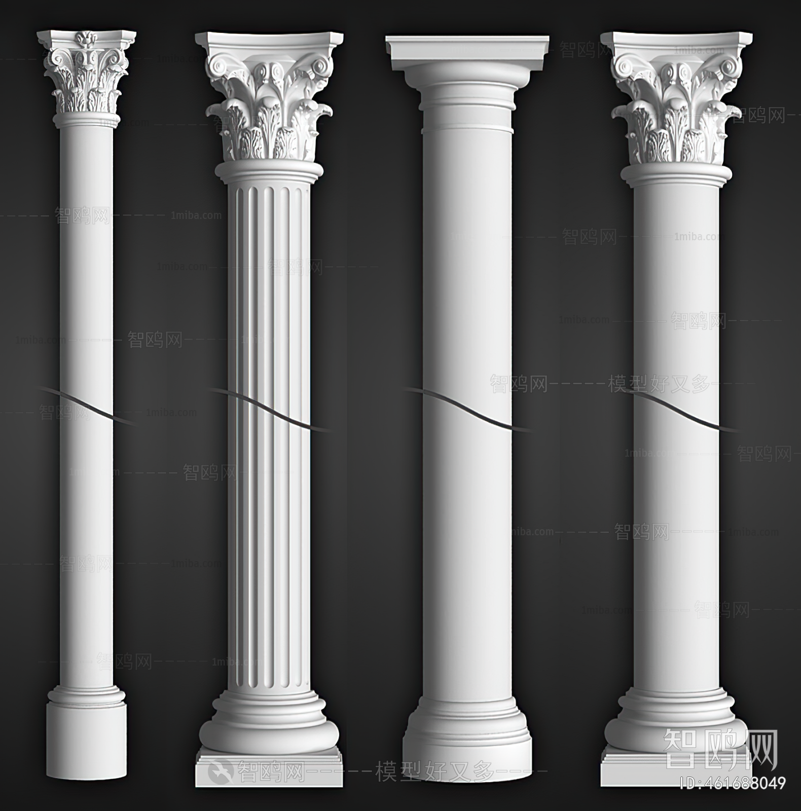 Simple European Style Column