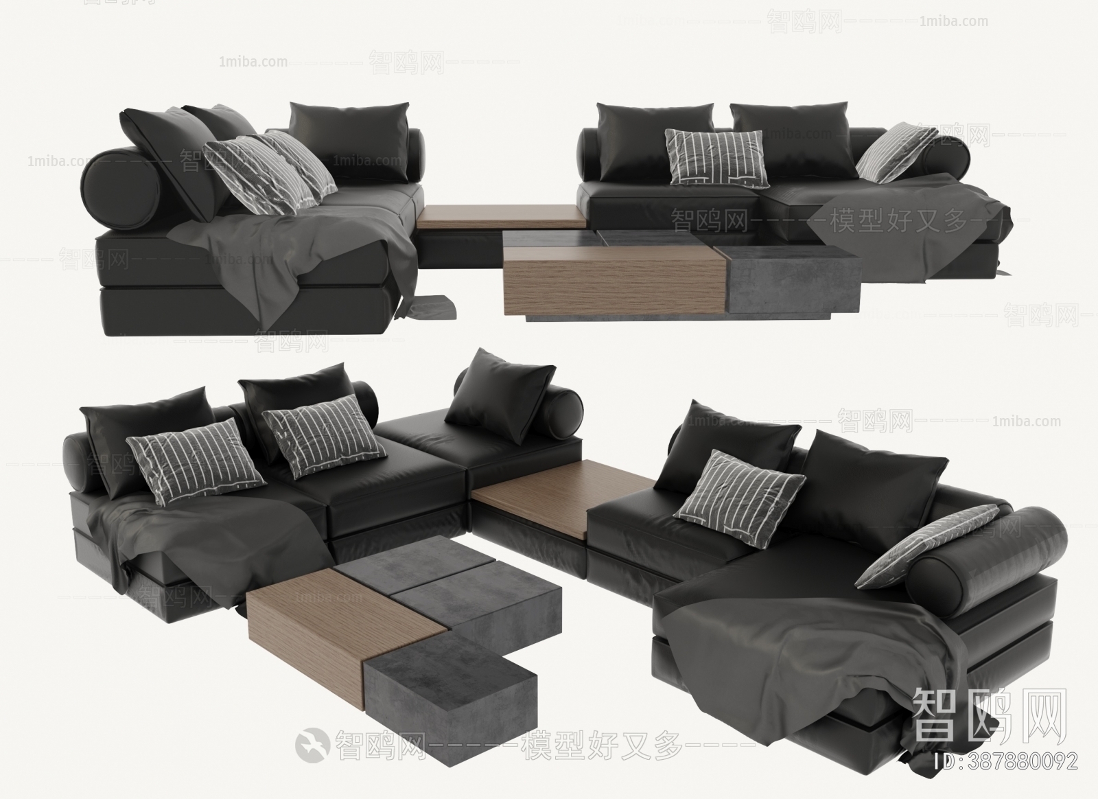 Modern Multi Person Sofa