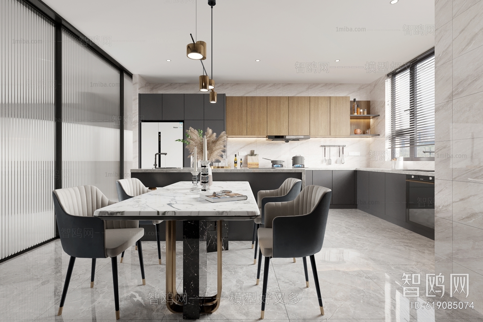 Modern Open Kitchen