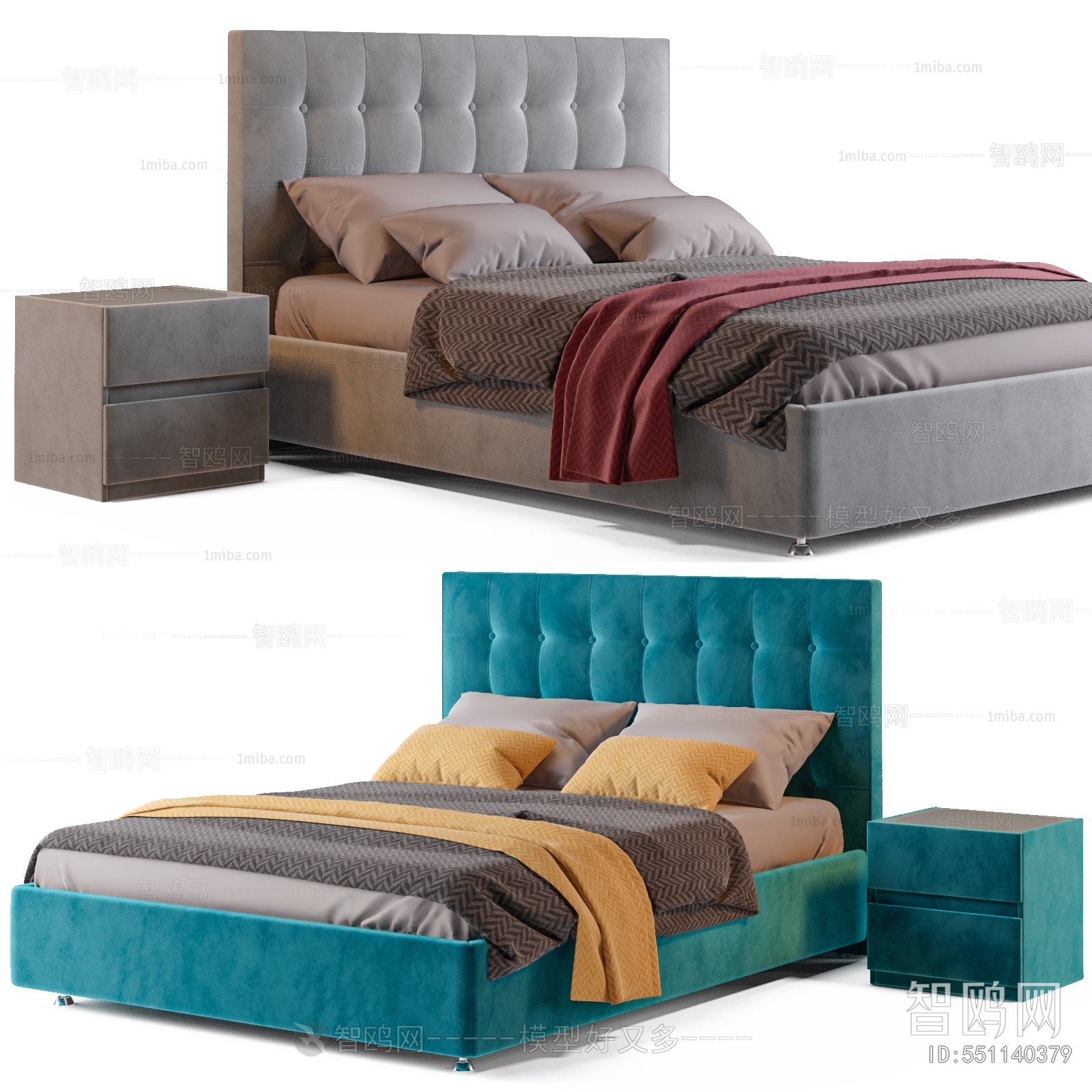 Modern Double Bed