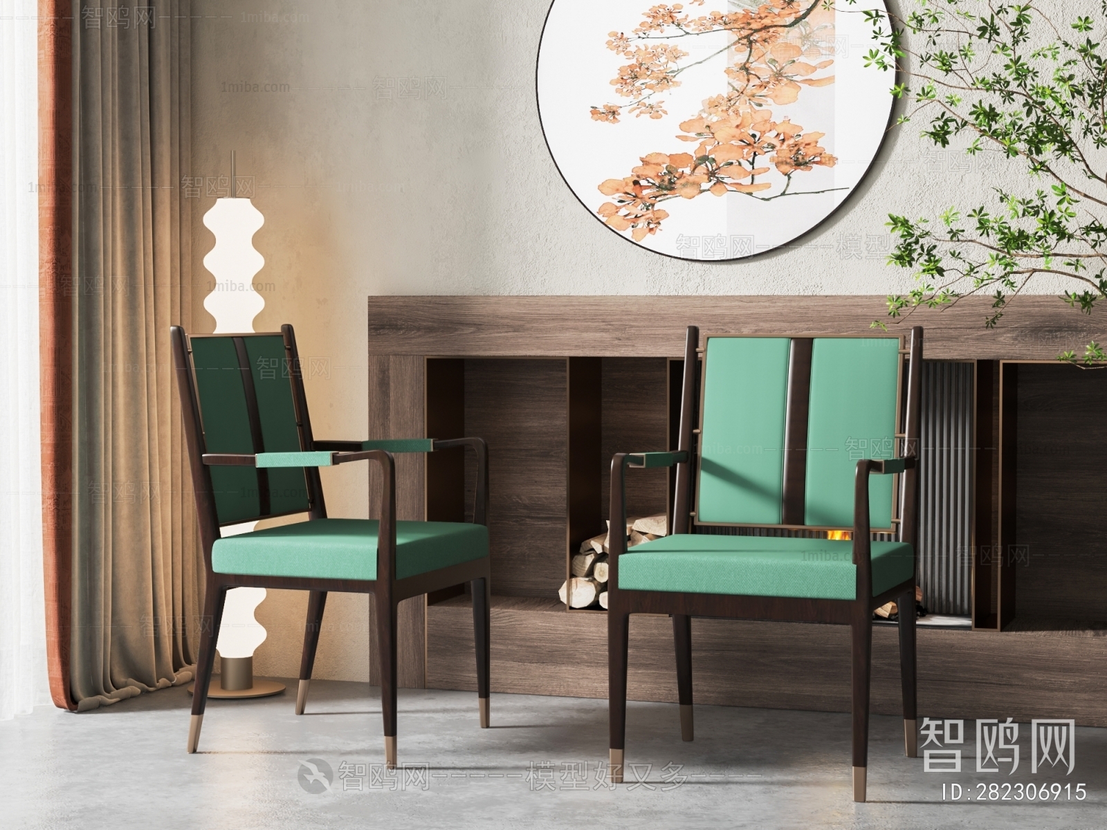 New Chinese Style Single Chair