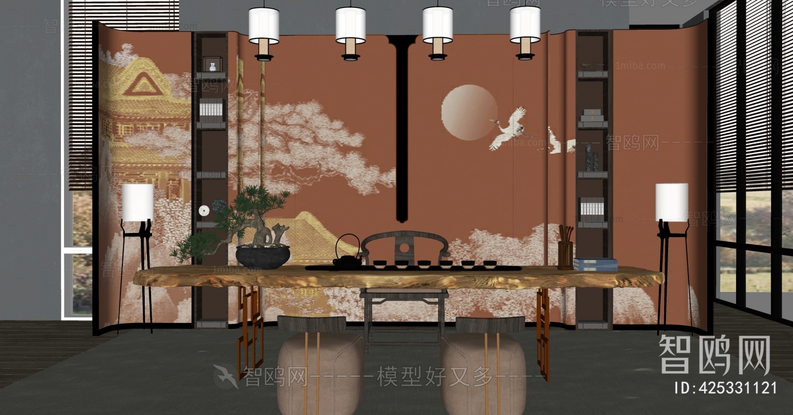 New Chinese Style Tea House