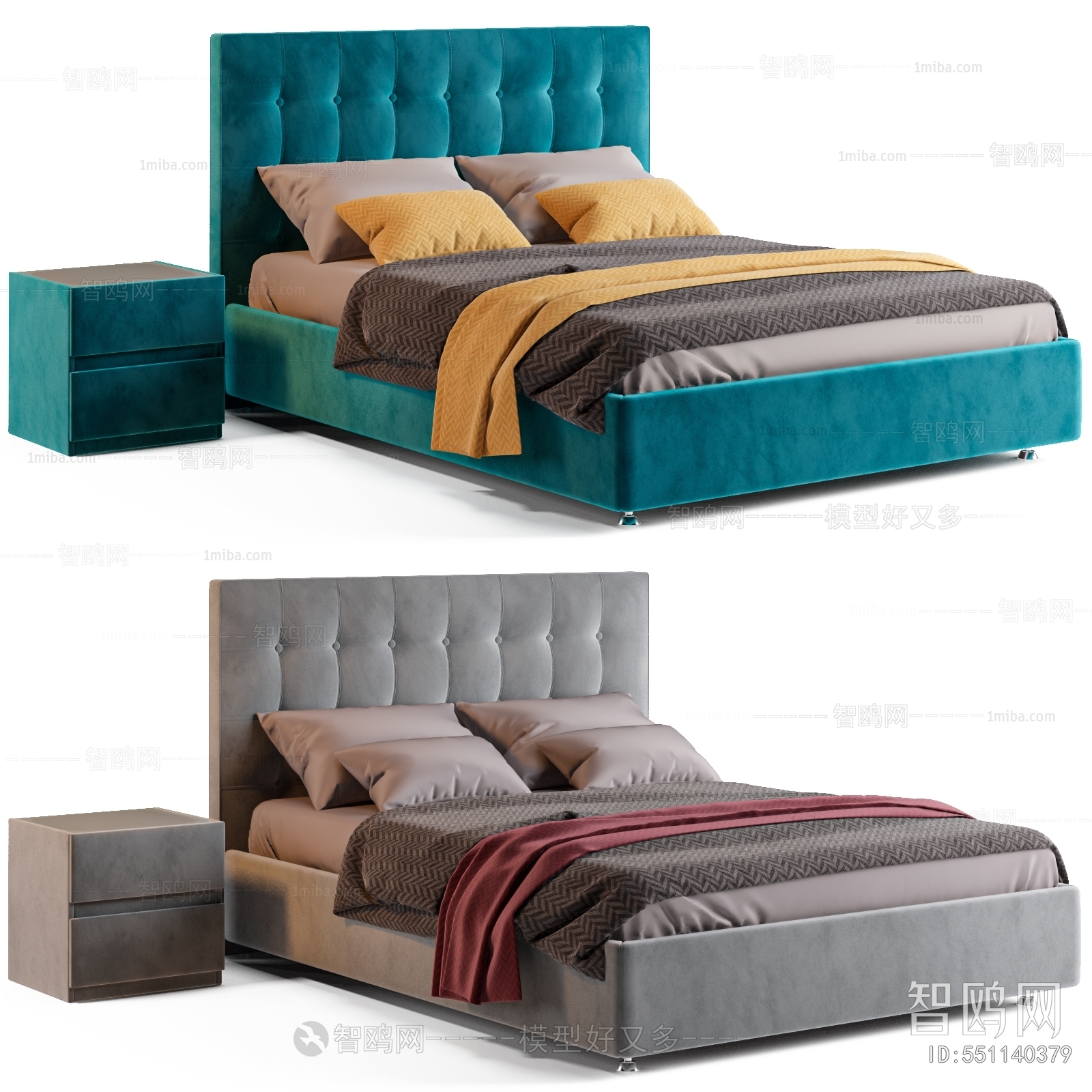 Modern Double Bed