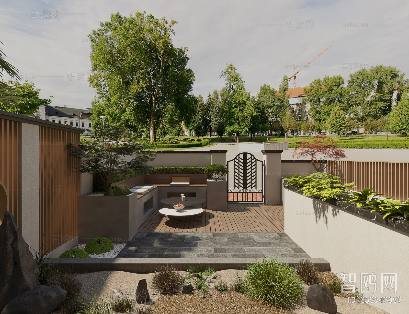 New Chinese Style Courtyard/landscape