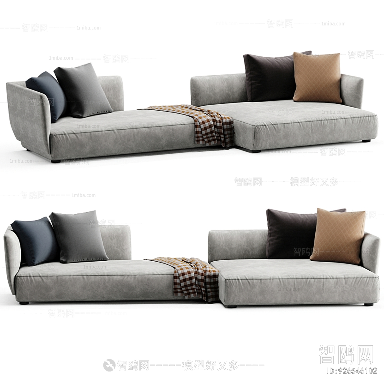 Modern Multi Person Sofa