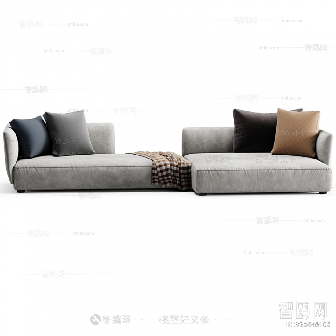 Modern Multi Person Sofa