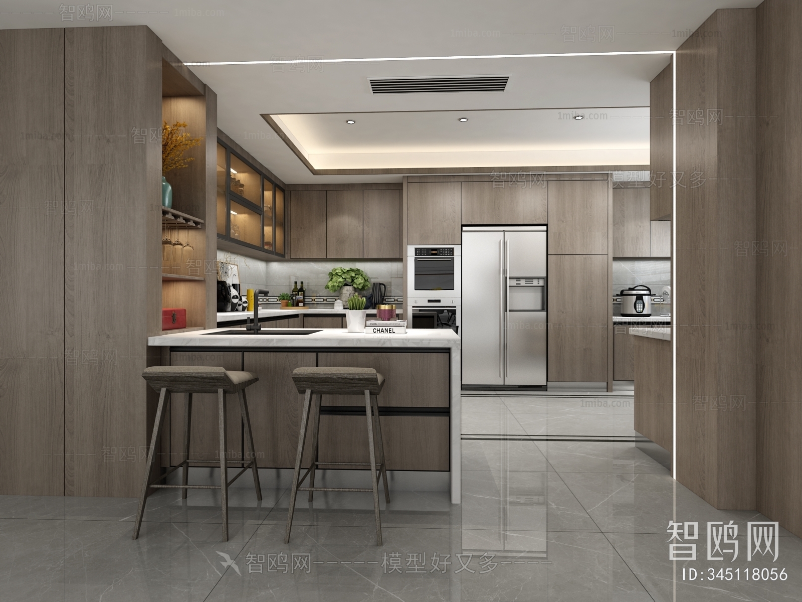 New Chinese Style Open Kitchen