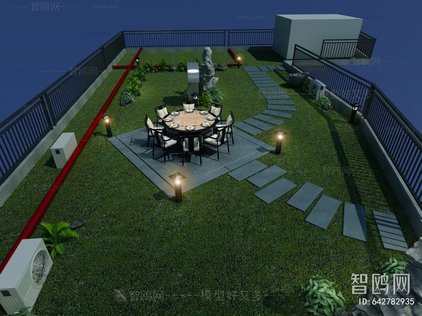 New Chinese Style Courtyard/landscape