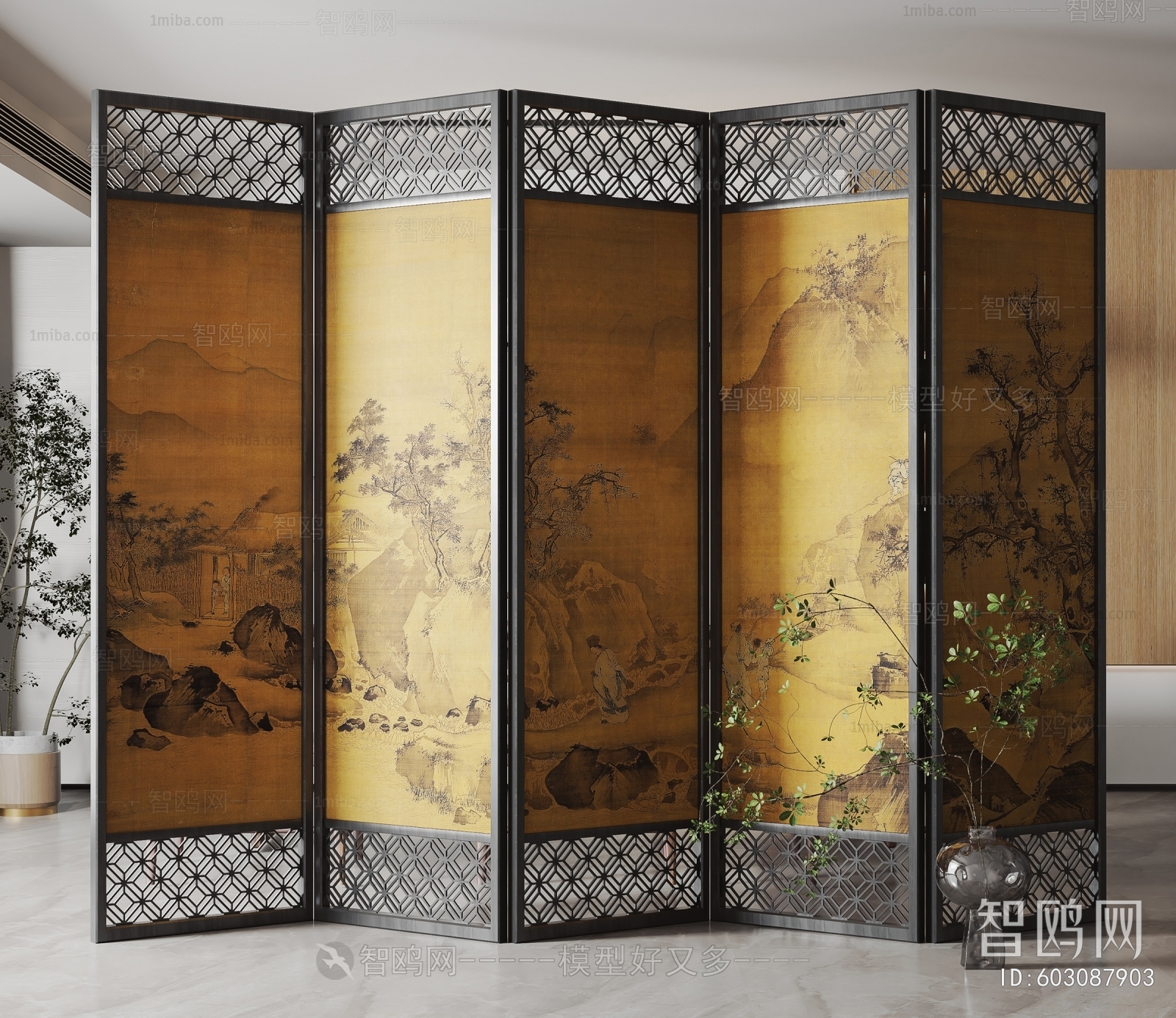 New Chinese Style Partition