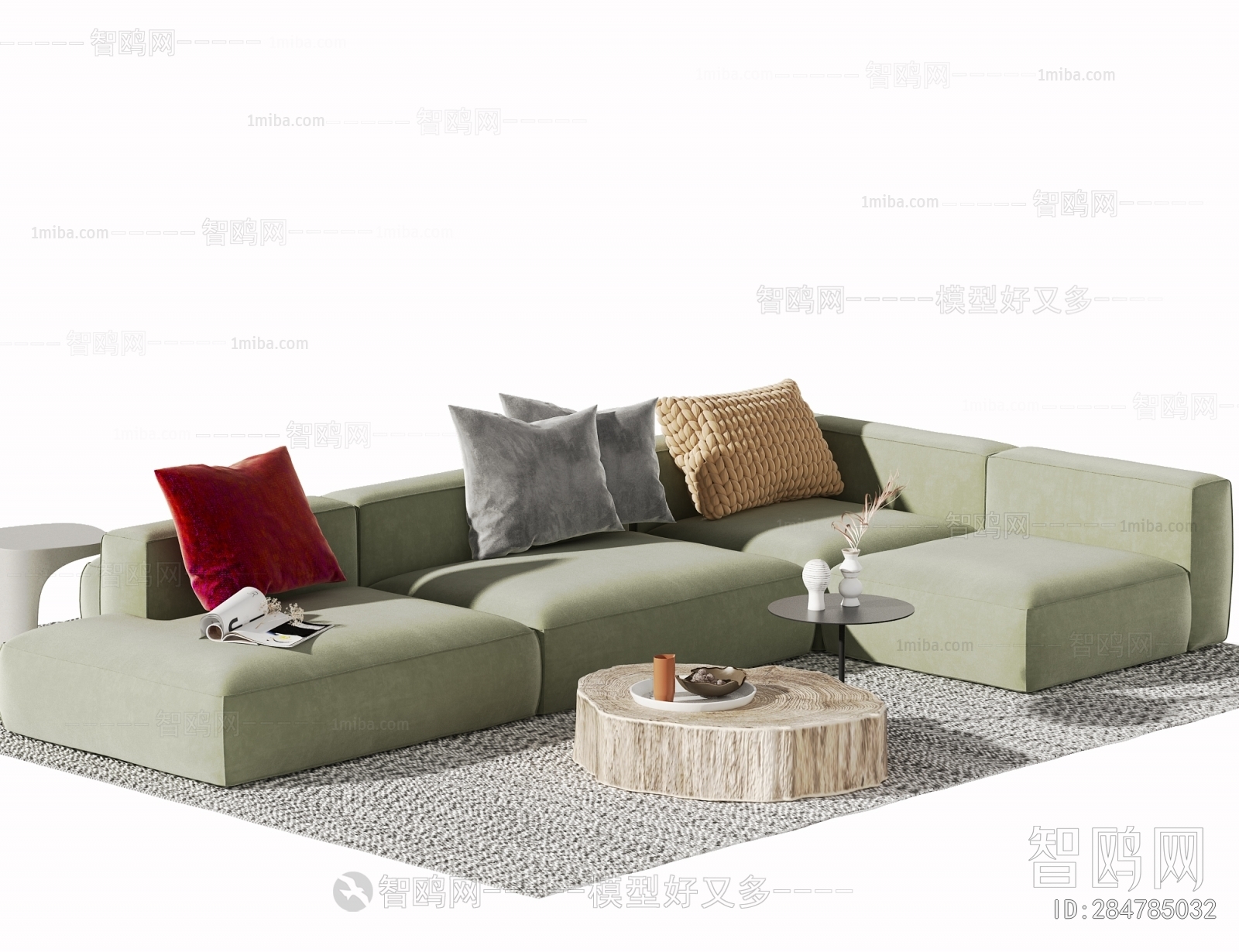 Modern Multi Person Sofa