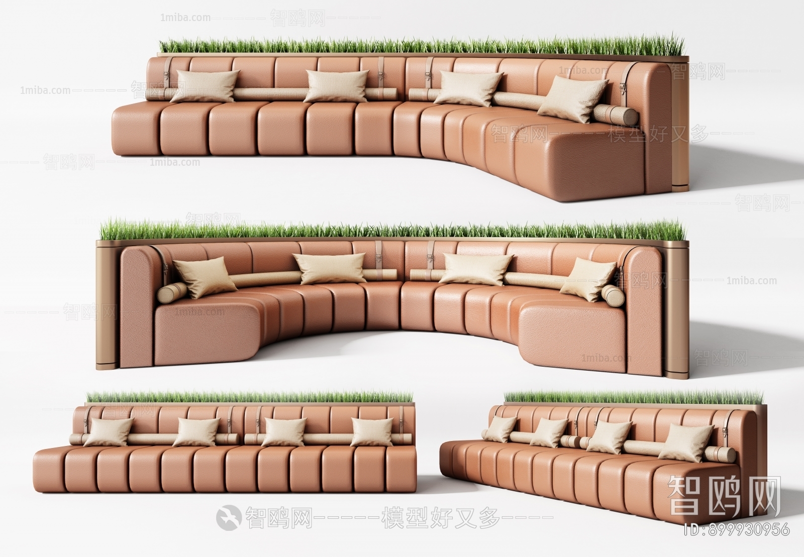 Modern Curved Sofa