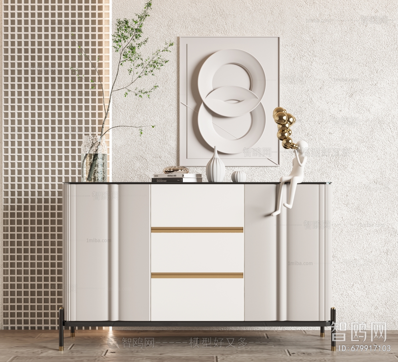 Modern Side Cabinet/Entrance Cabinet