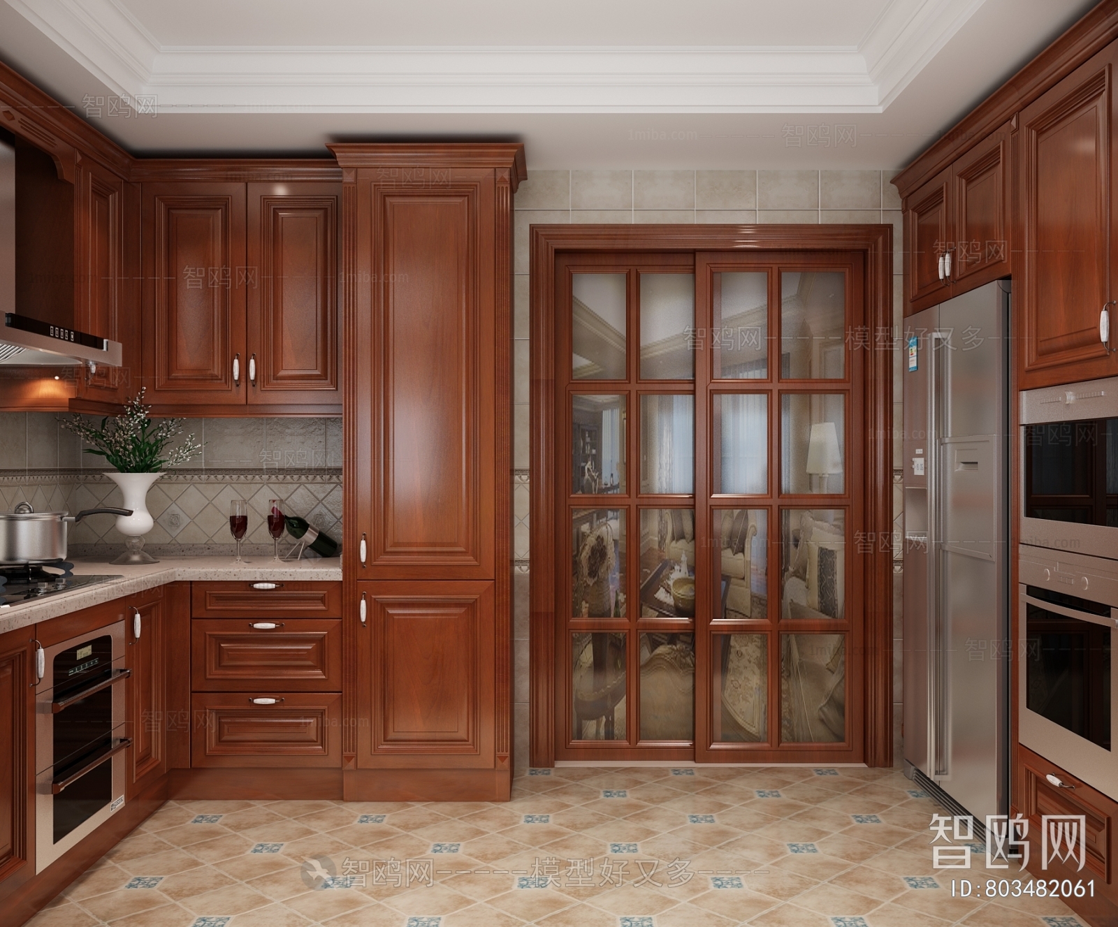 Simple European Style The Kitchen