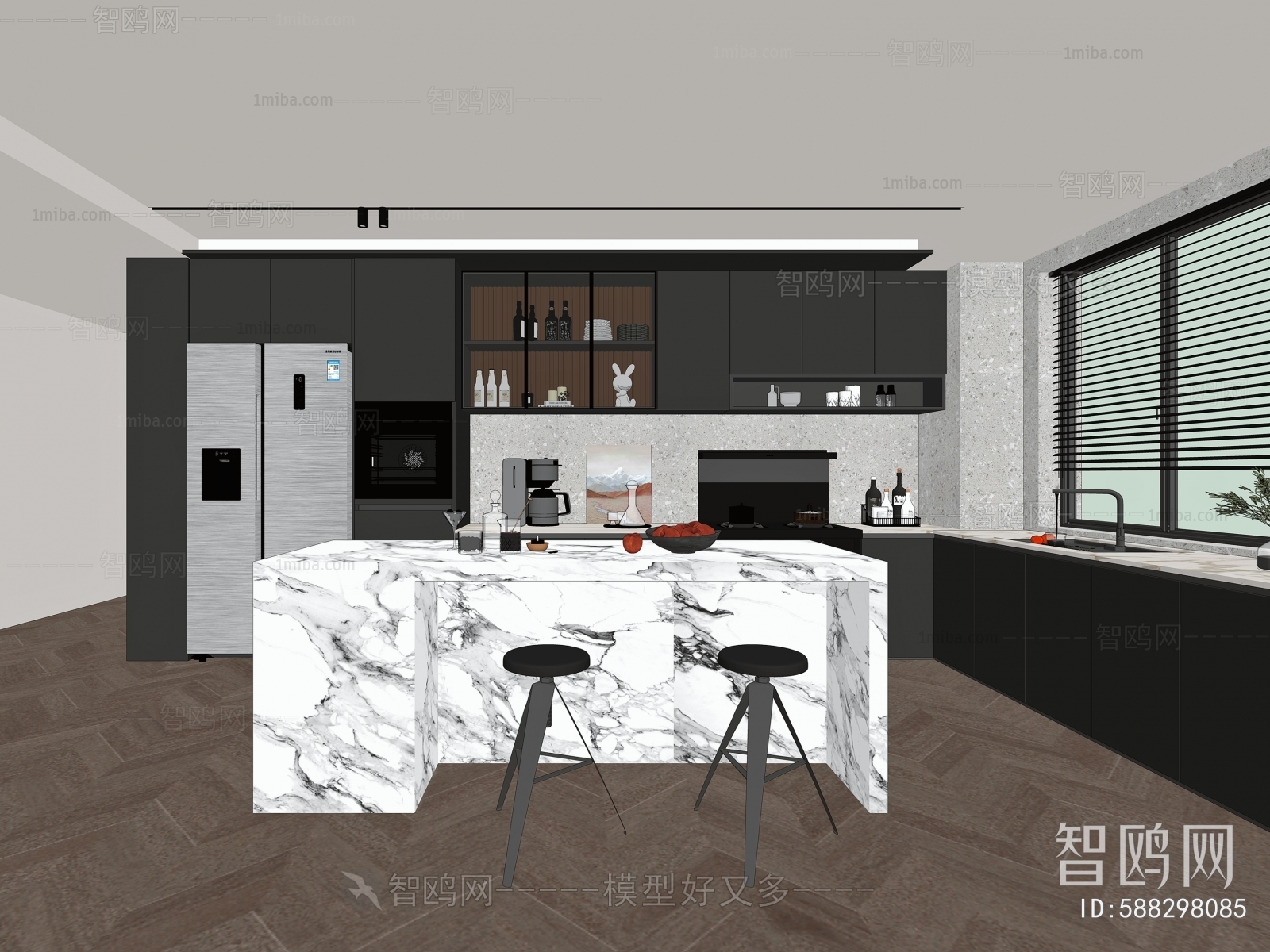 Modern Open Kitchen