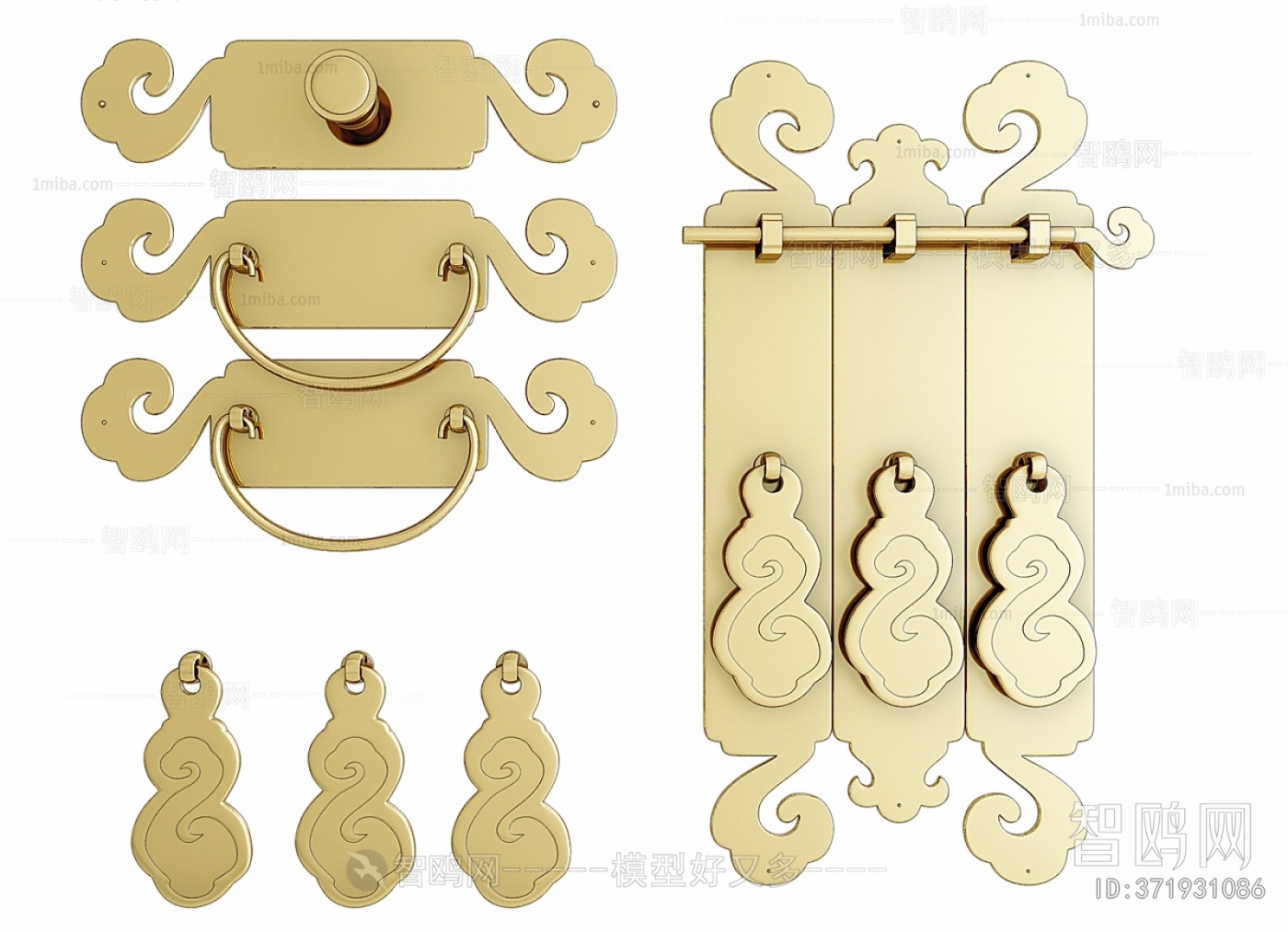 New Chinese Style Door Handle