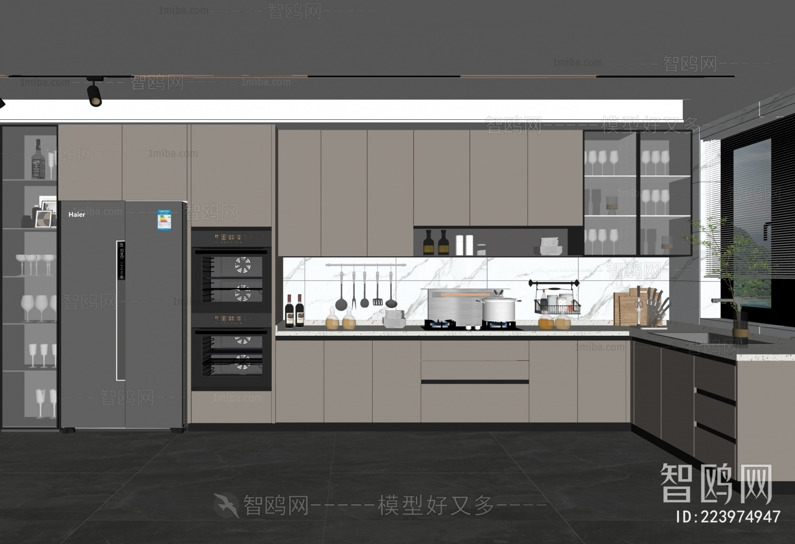 Modern Open Kitchen