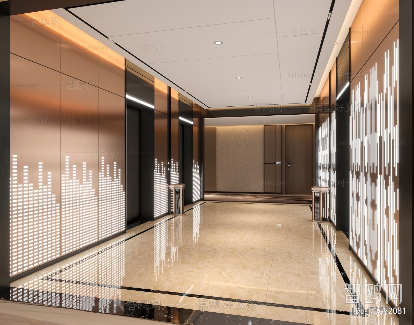 Modern Elevator Hall