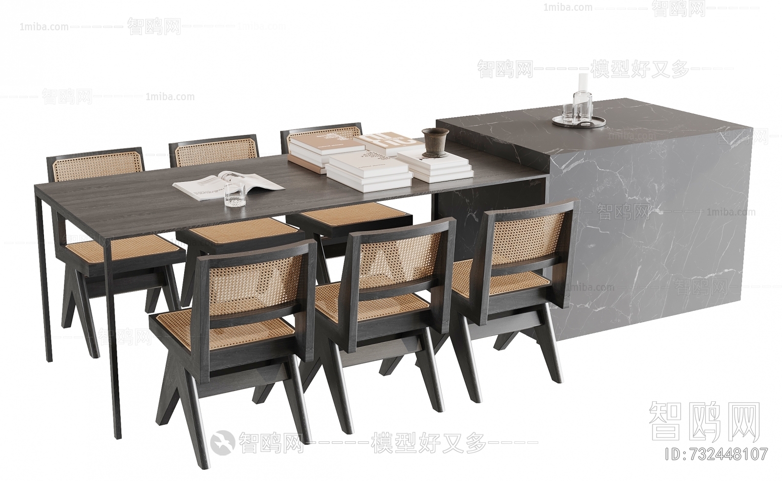 Modern Nordic Style Dining Table And Chairs