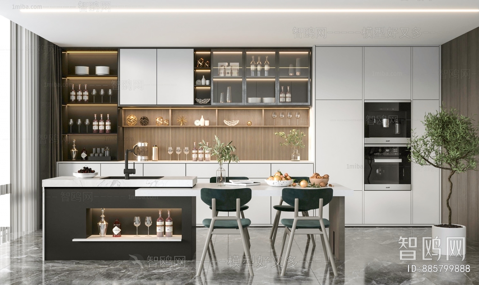 Modern Open Kitchen