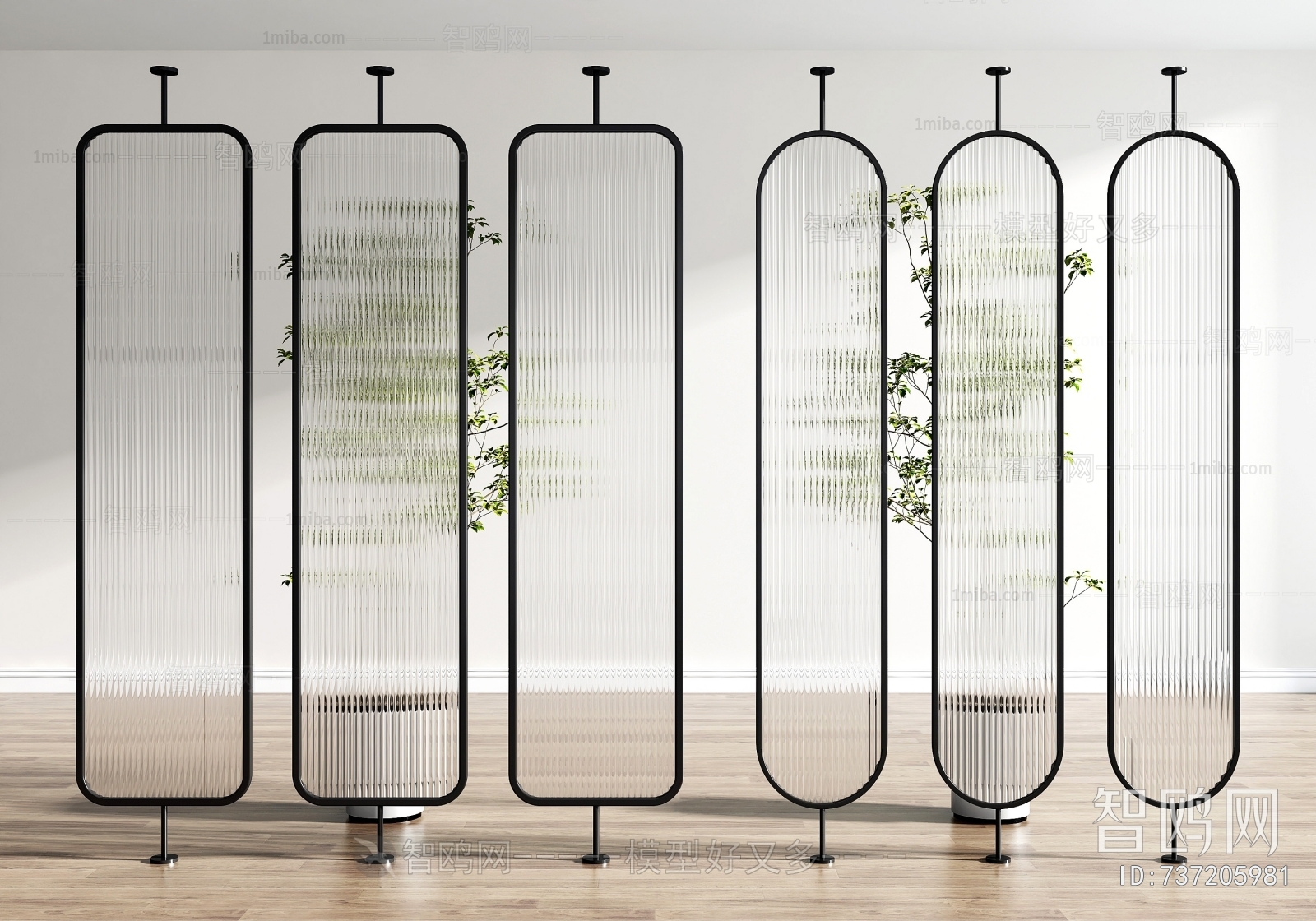 Modern Glass Screen Partition