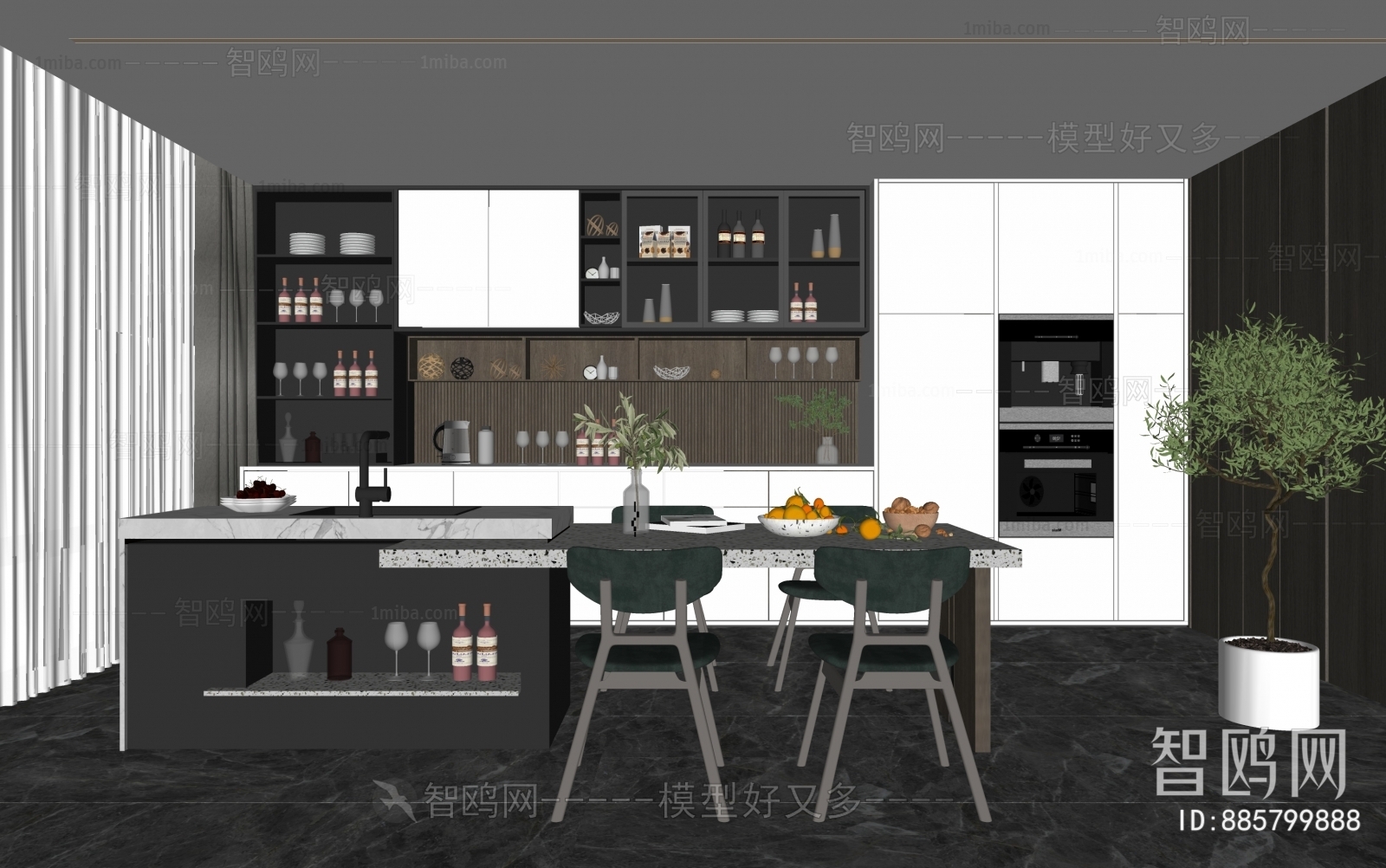 Modern Open Kitchen