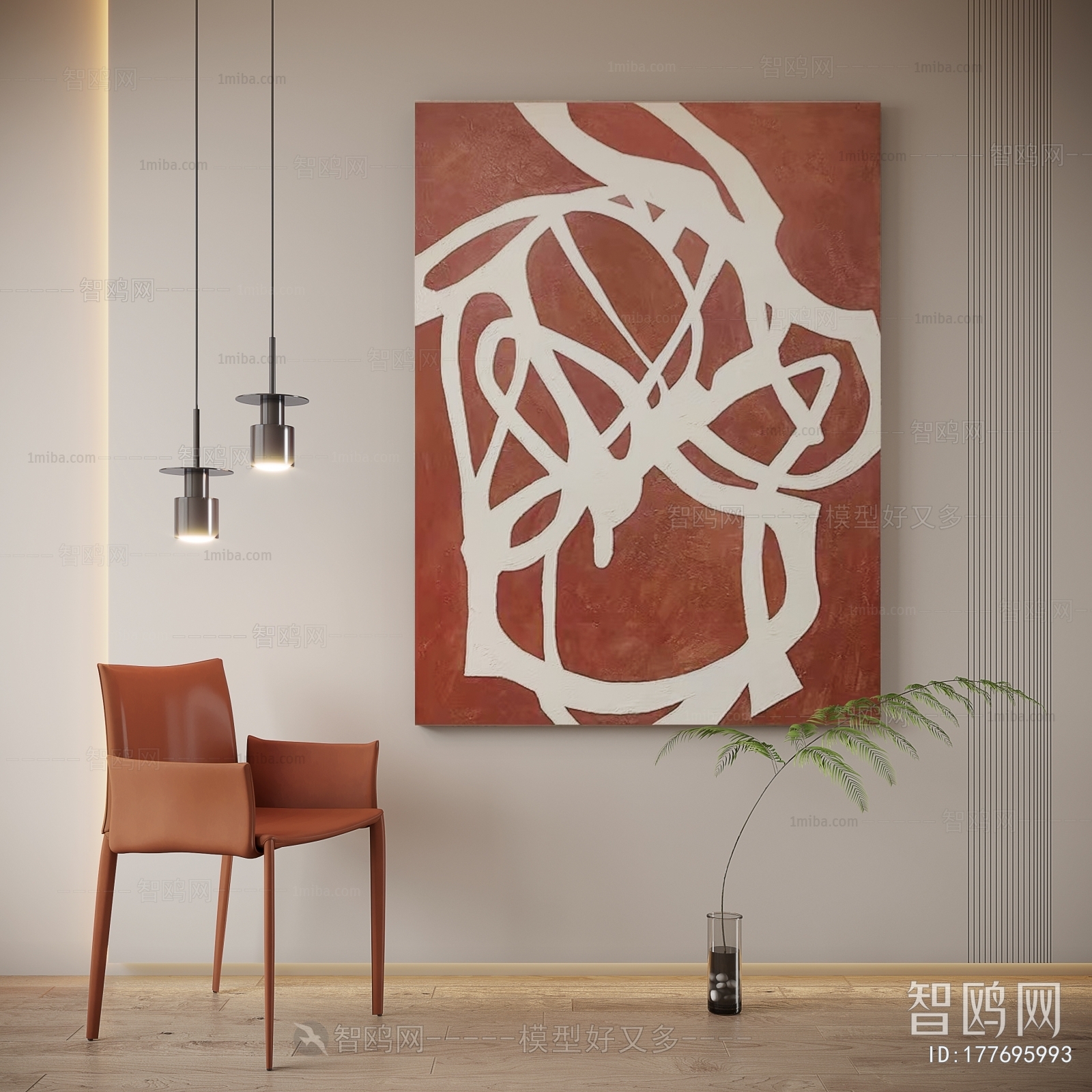 Modern Wabi-sabi Style Painting