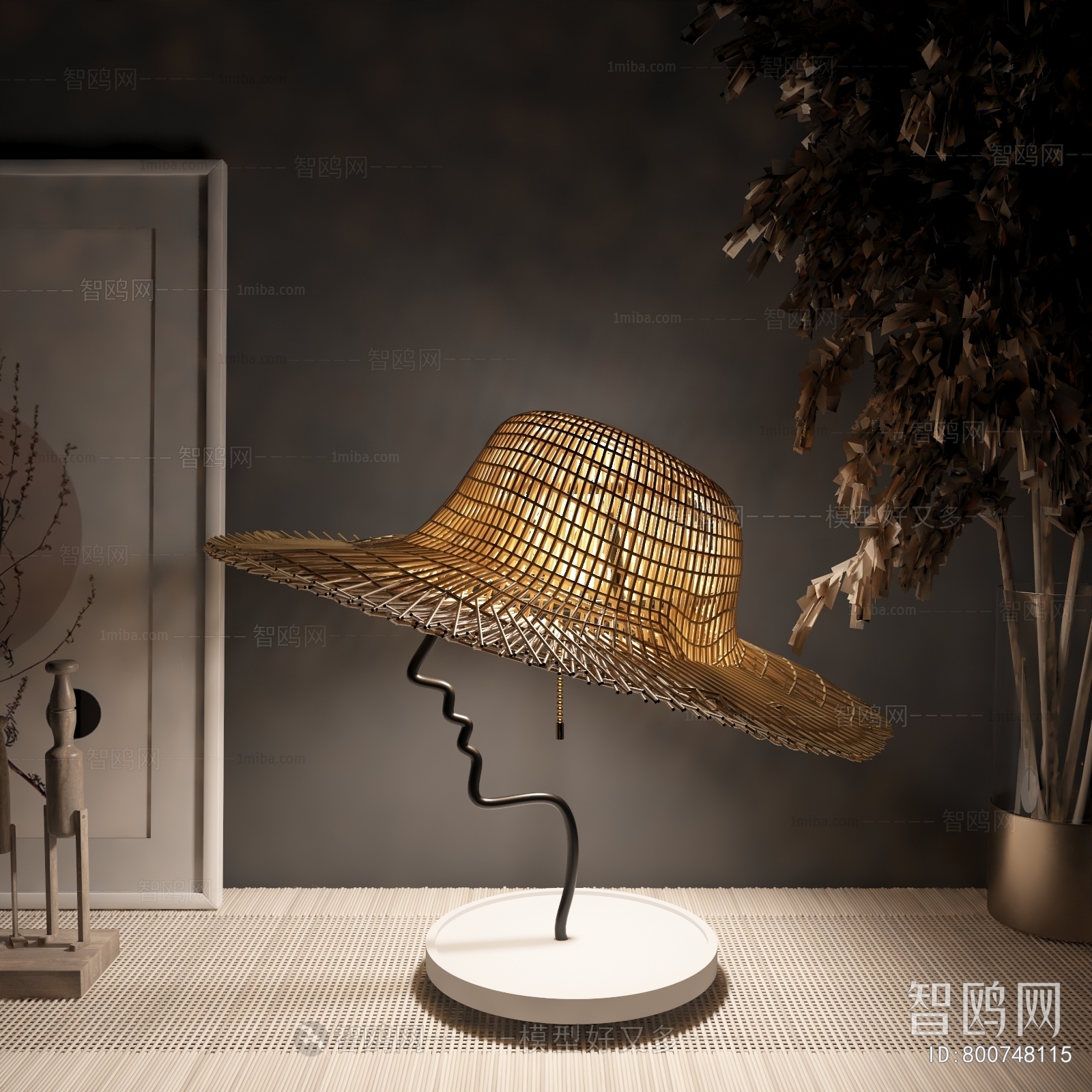 Wabi-sabi Style Table Lamp