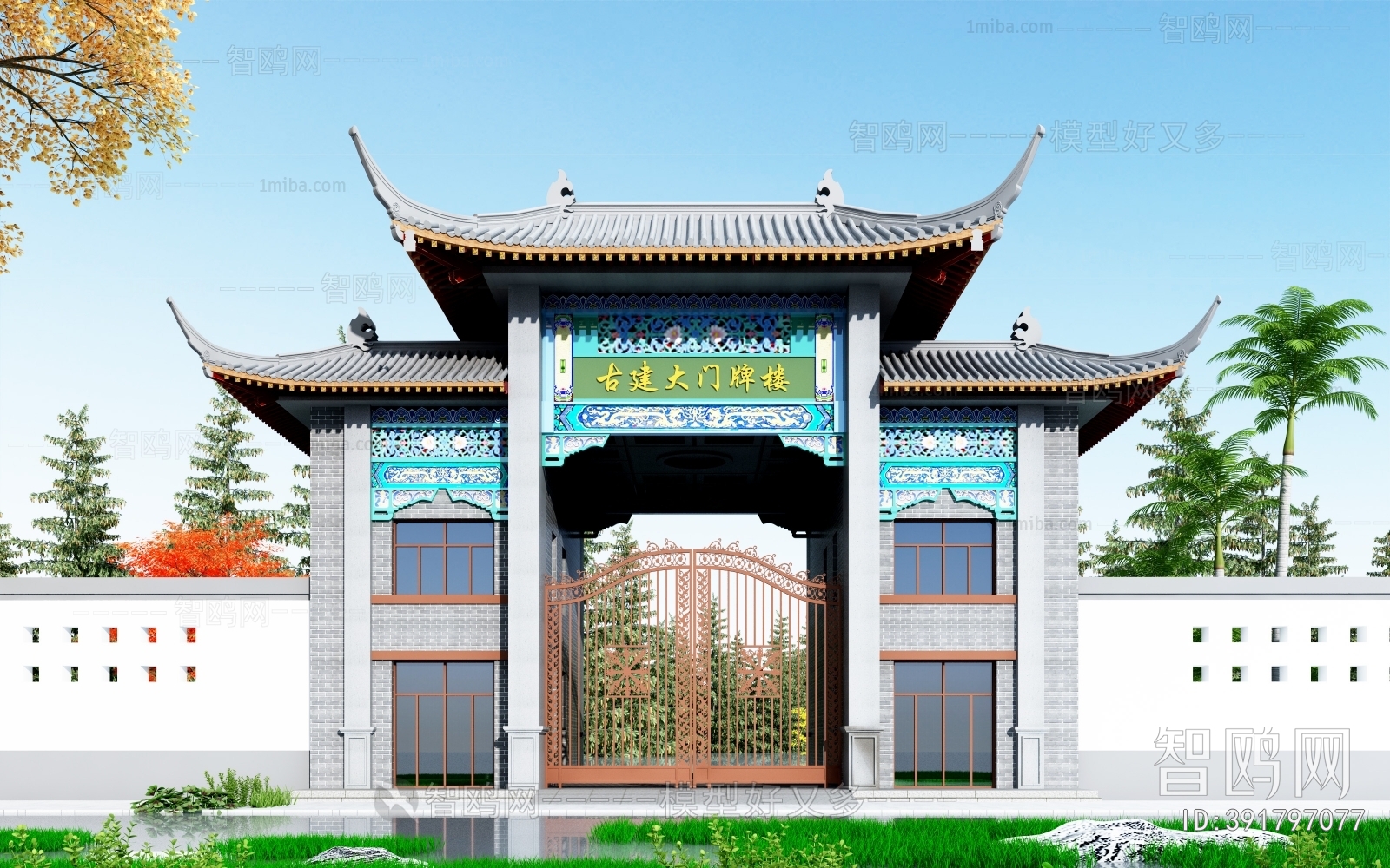 Chinese Style Building Component