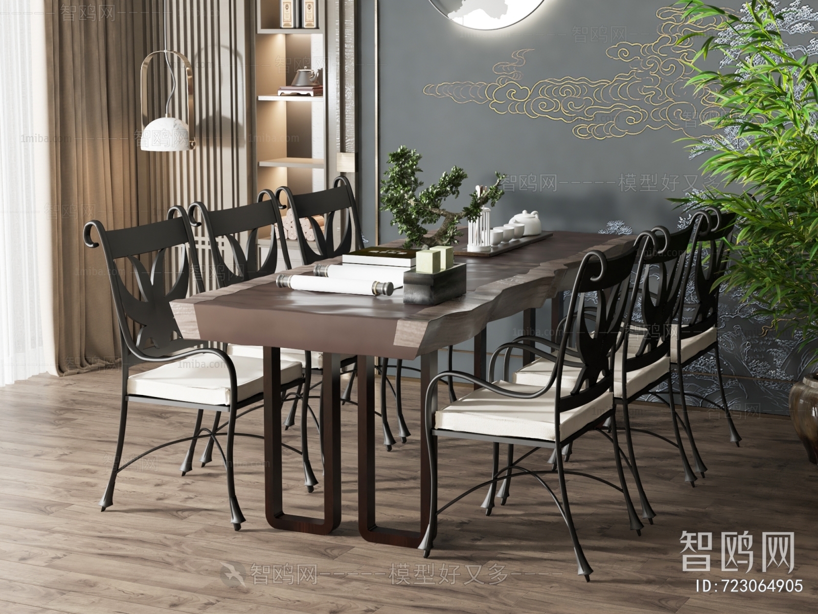 New Chinese Style Dining Table And Chairs