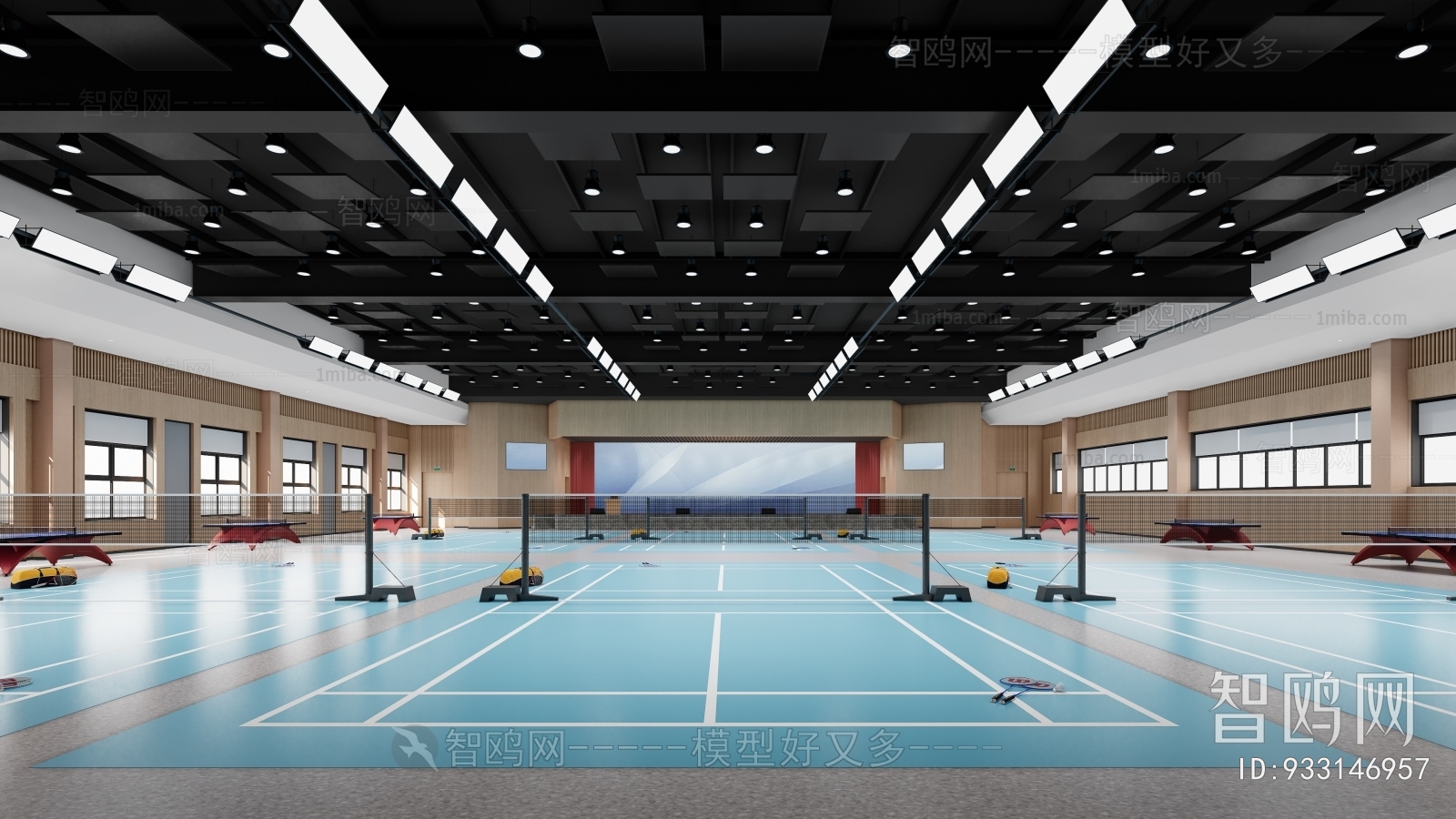 Modern Indoor Stadium