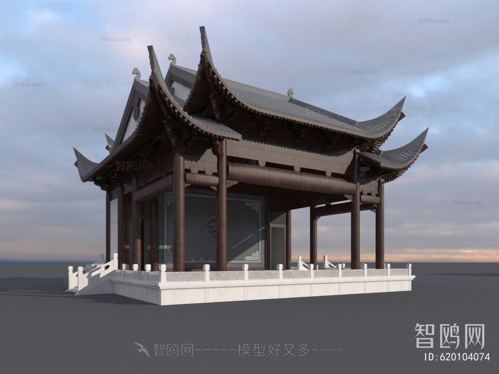 Chinese Style Ancient Architectural Buildings