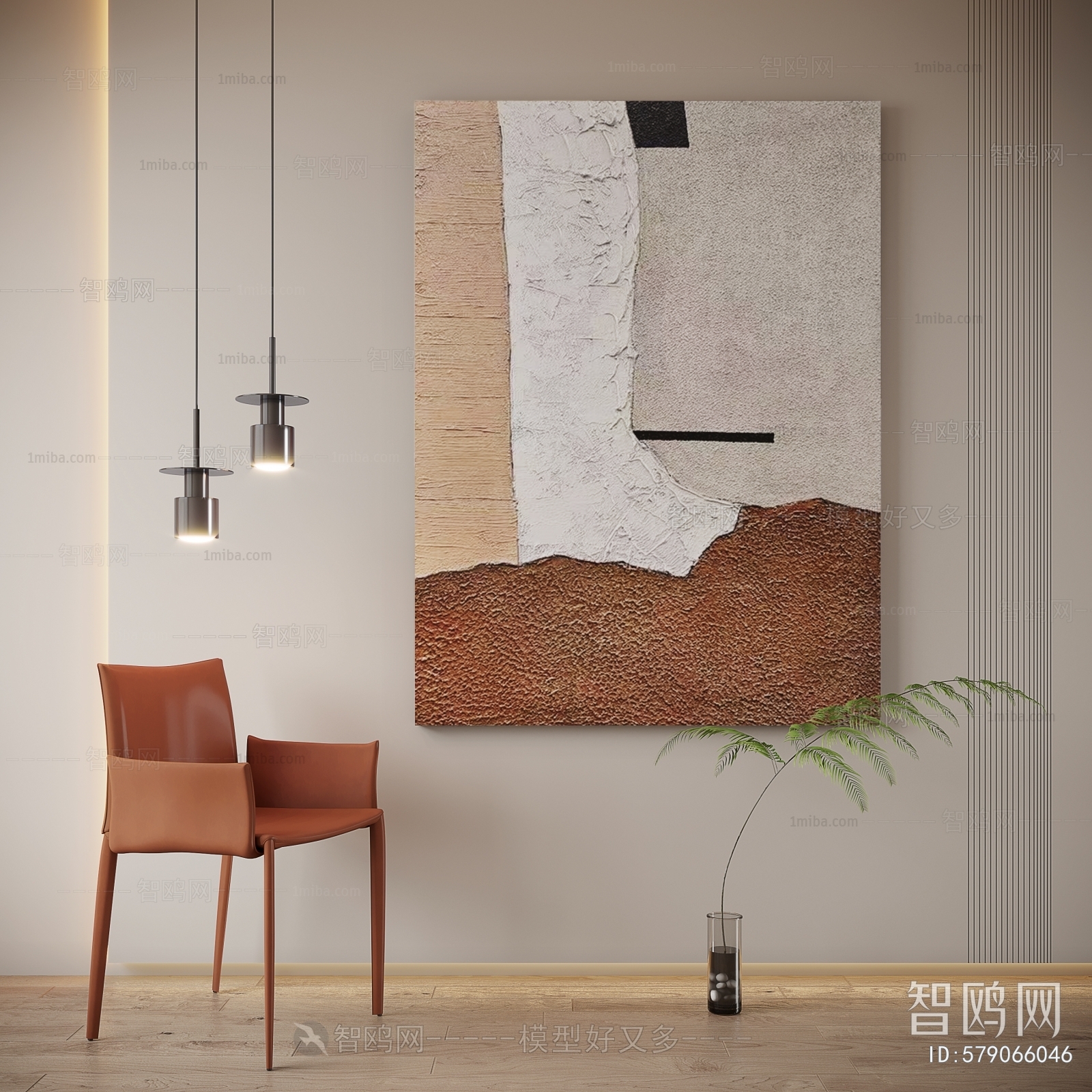 Modern Wabi-sabi Style Painting