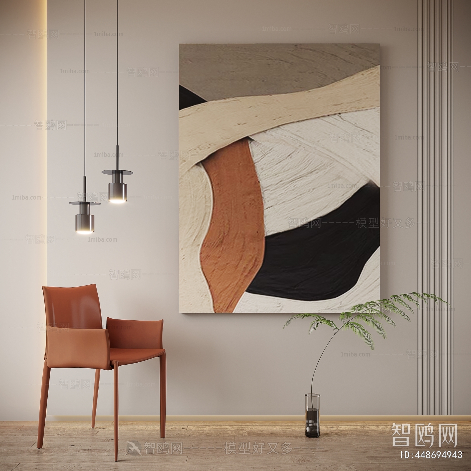 Modern Wabi-sabi Style Painting