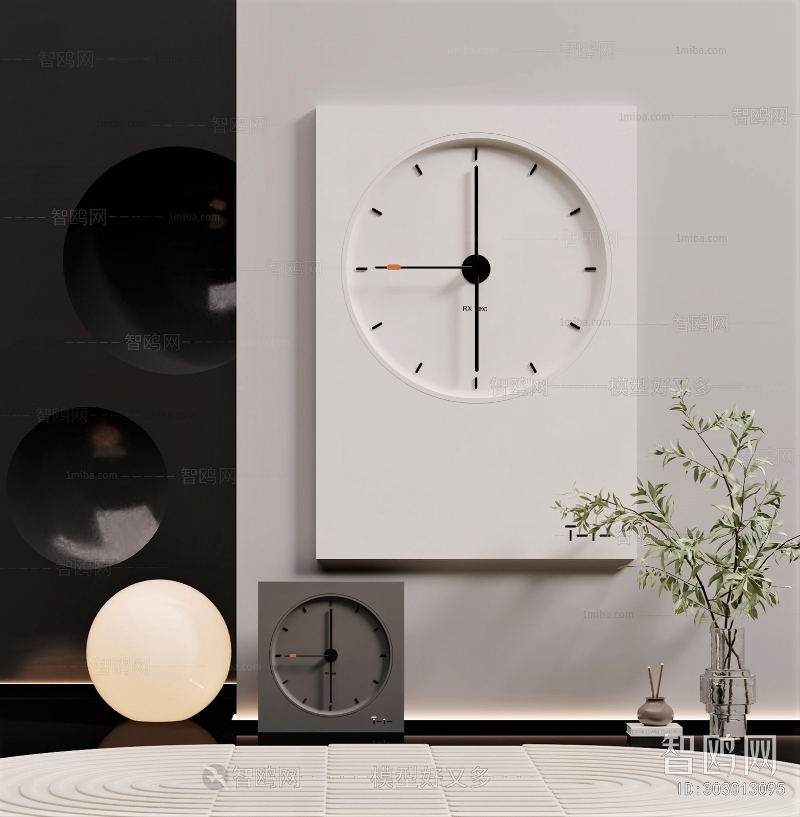 Wabi-sabi Style Wall Clock