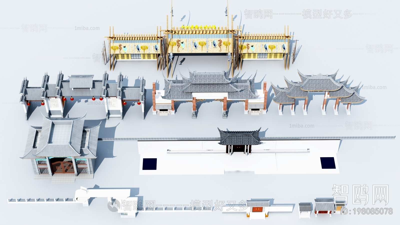 Chinese Style Facade Element