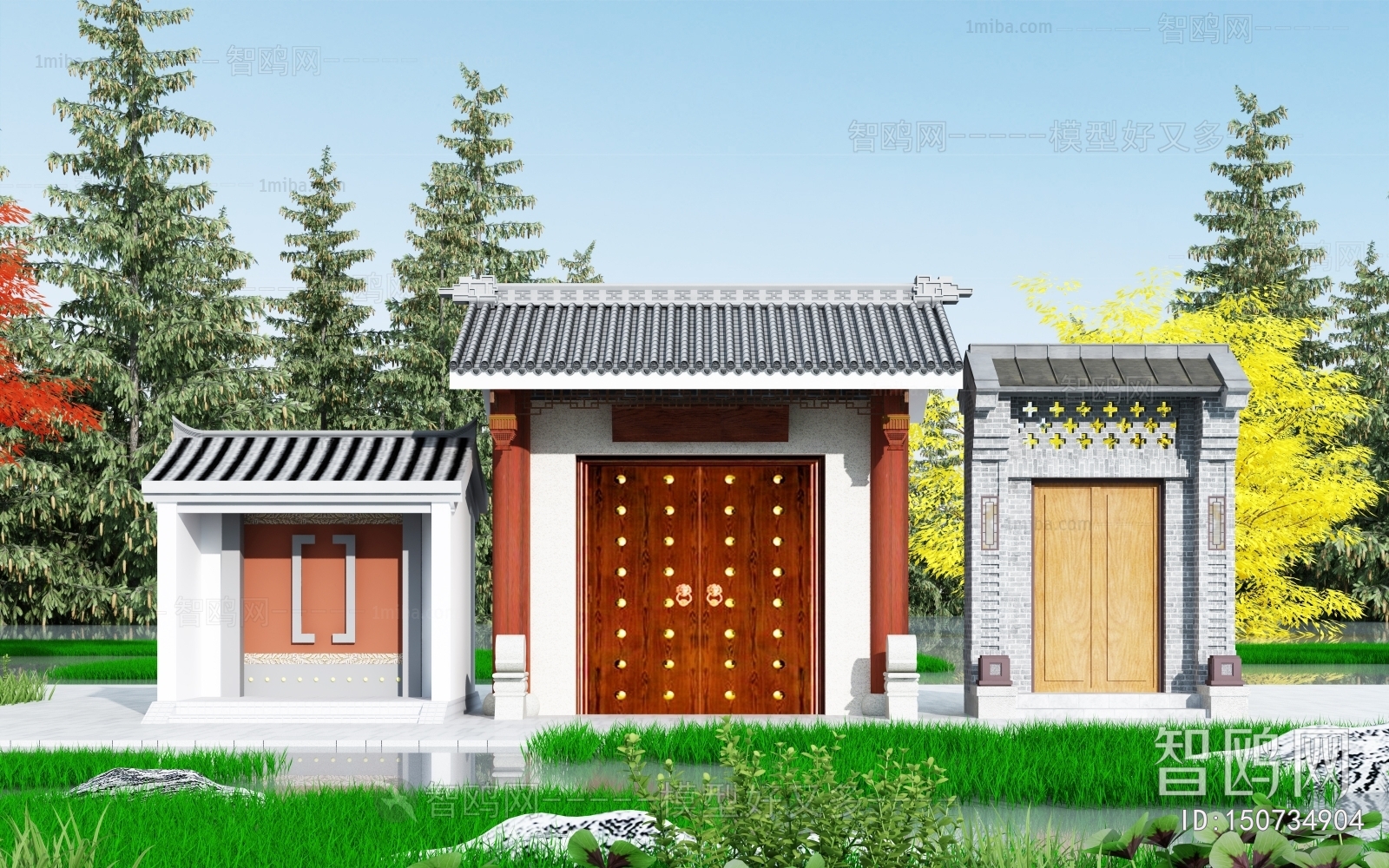 Chinese Style Building Component