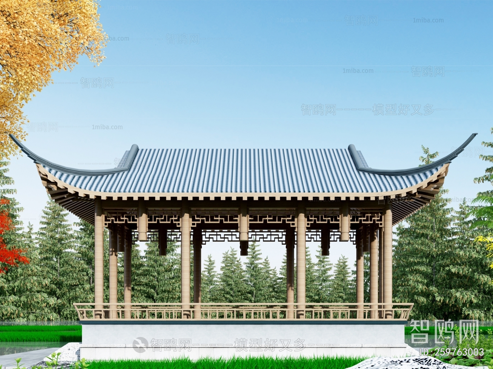 Chinese Style Building Component