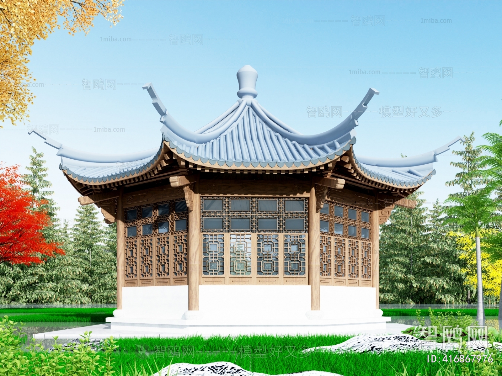 Chinese Style Building Component