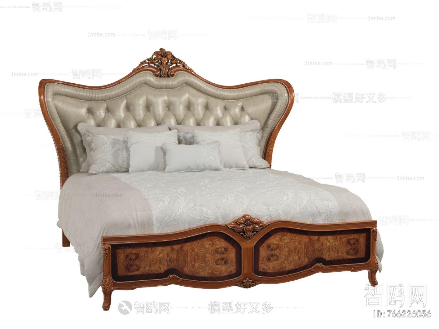European Style Classical Style Double Bed