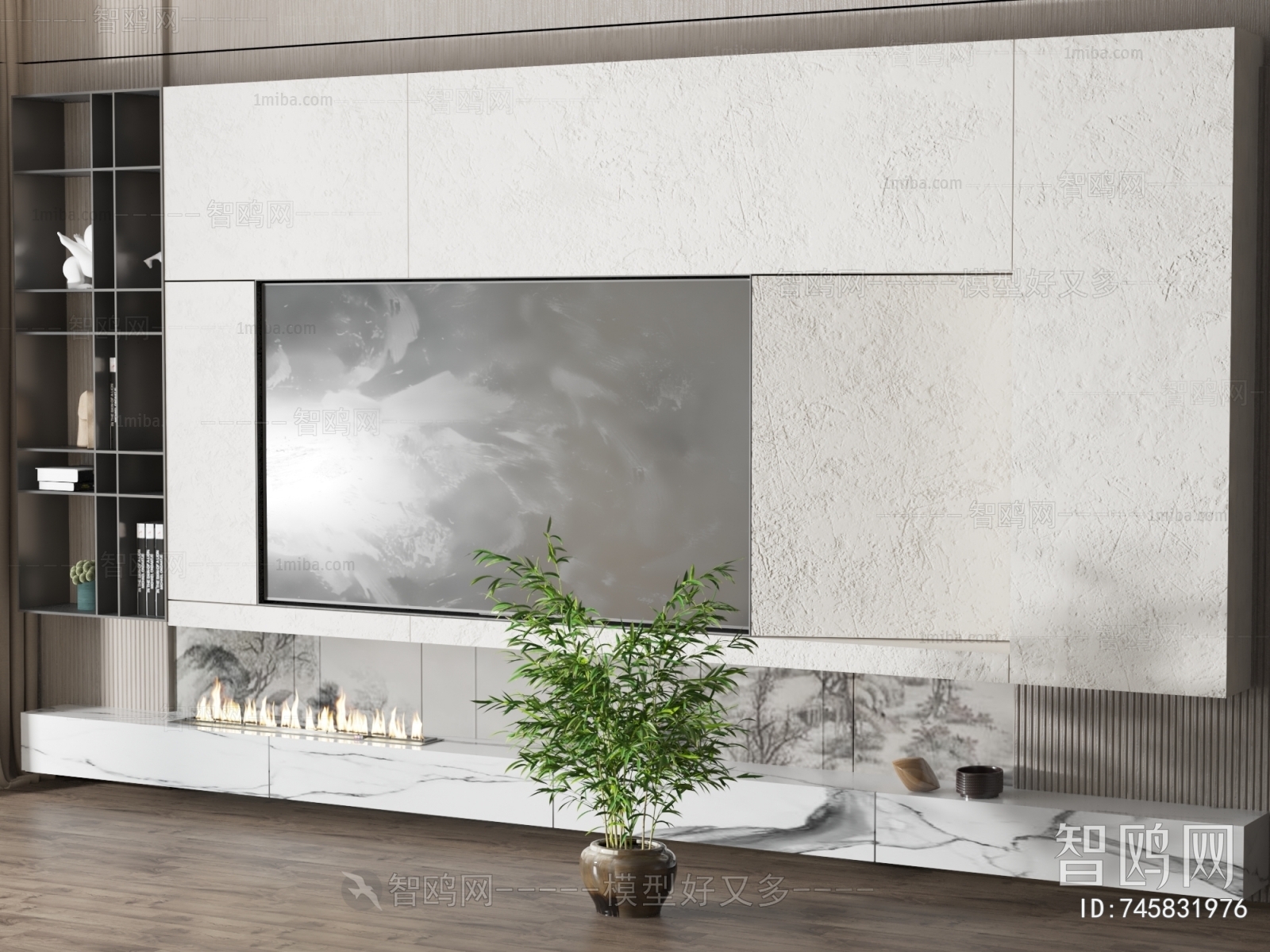 New Chinese Style TV Cabinet