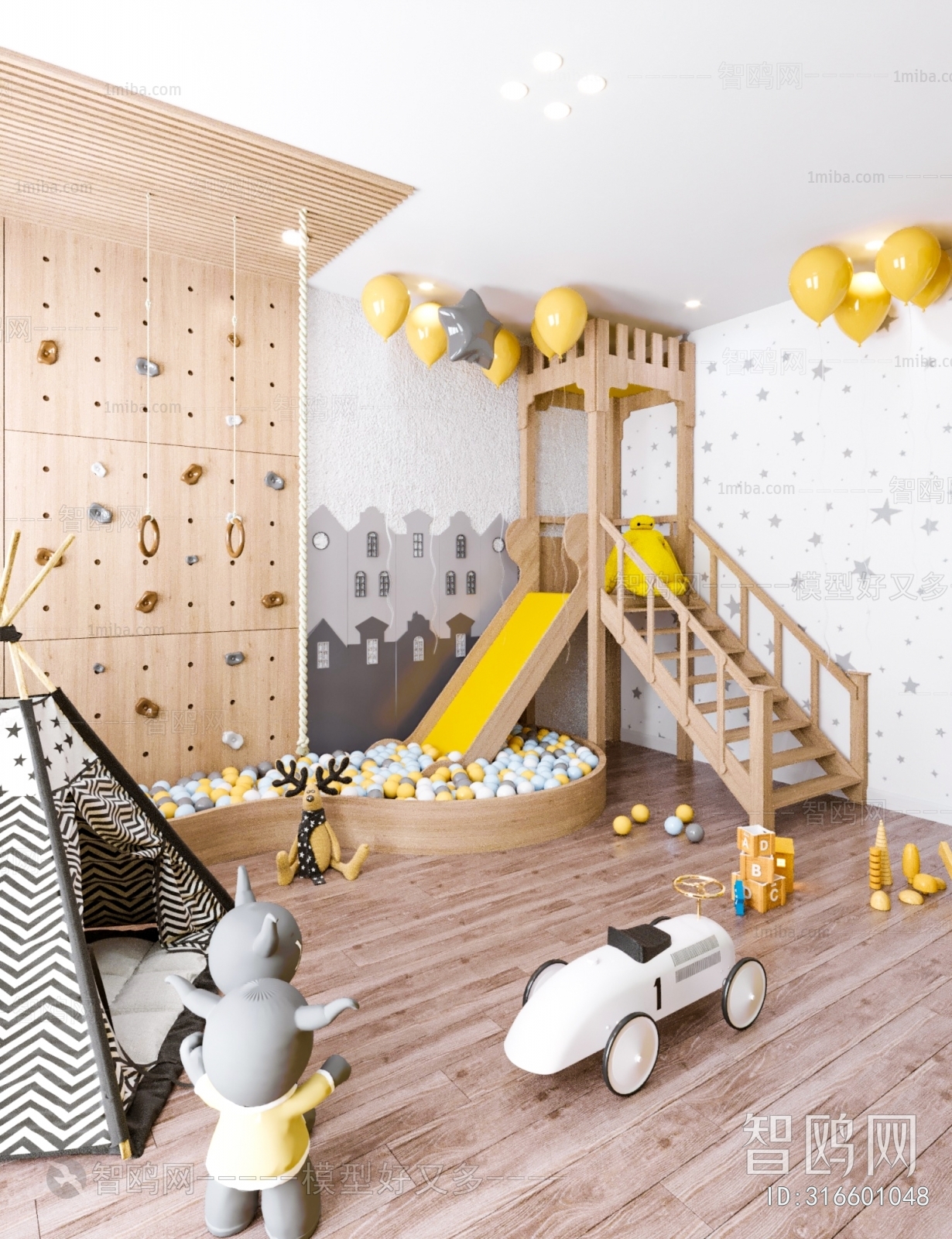 Modern Children's Playroom
