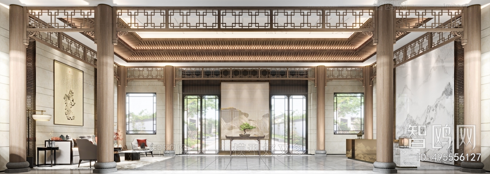 New Chinese Style Reception Hall